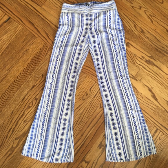 Pants - Printed Festival Bell Bottom Pants